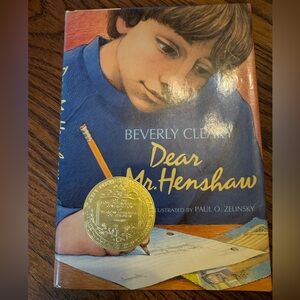 Dear Mr. Henshaw Hardcover Book - Blue & Gold Cover